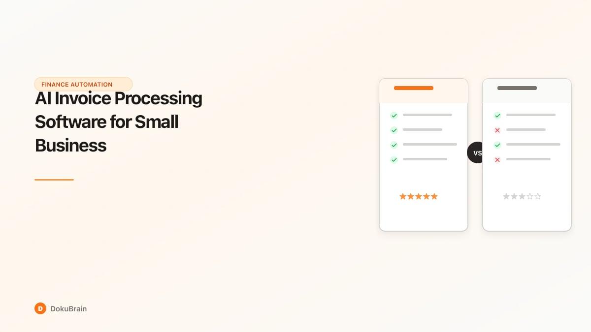 Illustration of invoice processing software comparison showing pipeline stages covered by different tools