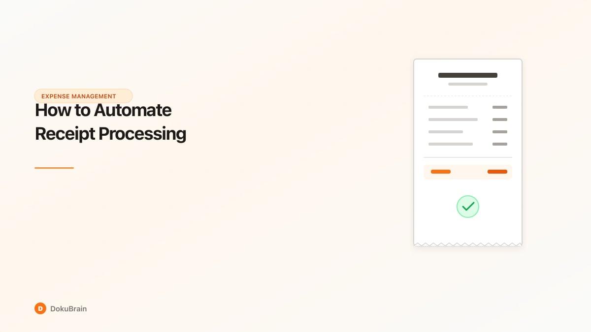 Illustration of a receipt with itemized line totals and a green verification checkmark