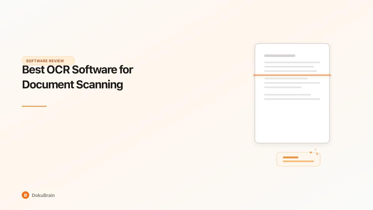 Illustration of a document being scanned by an AI beam that extracts structured text data